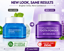 Purely WHITE DELUXE Teeth Whitening Powders Instant Whitening& Stain Removal 30g picture