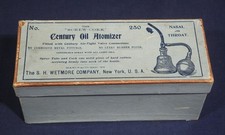 Vitg Antique Century Oil Atomizer Box - Empty - by S.H. Wetmore Co. Nasal Throat picture
