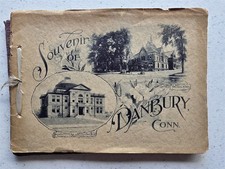 Danbury Connecticut Antique 1898 Book Portfolio of Photographs, 10 Photogravures picture