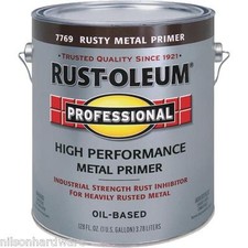 (1)-Gal. RustOleum Stops Rust Red/Brown Rusty Metal Paint Primer 7769-402 picture