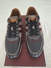 Bally Aston/Carbon Calf Laminated Sneakers. picture