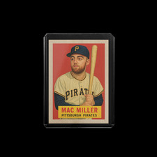 Custom Mac Miller Vintage 1959 Topps Style Hip Hop Trading Card picture