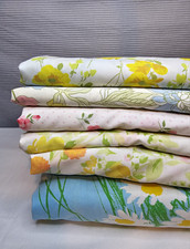 U PICK Vintage Flat Fitted Queen Full Twin Bedsheets Floral 70s Cottagecore picture