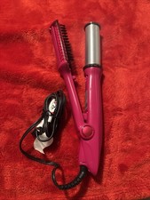 InStyler PINK Rotating 1.25 Hair Straightener Curler Hot Iron IS100LI TESTED Use picture