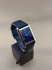 RARE GOLD BLUE Vintage Seiko Slim Quartz Men’s Wrist Watch picture