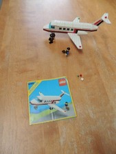1985 Lego Legoland Jet Airliner 100% complete w/manual picture