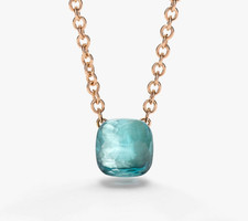 Pomellato Iconica Natural Sky Blue topaz Pendants,925 Sterling Silver Pendants picture
