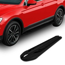 PORSCHE CAYENNE 2010-2017 Side Steps Black FABA Aluminium (193) 2Pcs picture