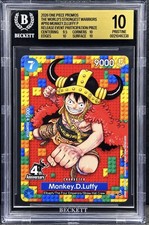 2026 One Piece Monkey D. Luffy P-110 4th Anniversary Promo BGS 10 Pristine picture