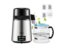 [BIG SALE] VEVOR 4L Water Distiller 750W Stainless Steel Countertop picture