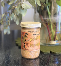 Rare 40s/50s 8 oz Planters Peanut Butter Jar - NOT FOR CONSUMPTION picture