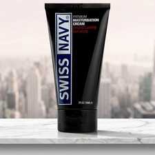Swiss Navy Premium Masturbation Cream Non-Sticky Long Lasting Personal Lubricant picture