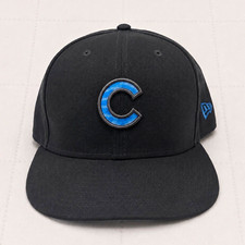 New Era 59FIFTY Men’s Fitted Baseball Cap Black/Blue Tie-Dye Size 7 5/8 picture