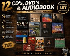 12-Item Mixed Lot CDs DVDs & Audiobook Latin Jazz Folk Classical English/Spanish picture