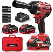 ARCCAPTAIN Cordless Impact Wrench, 1500N.m (1106Ft-lbs) 1/2