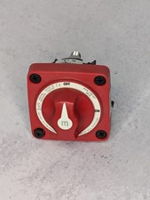 Blue Seas M-Series 6010 4 Pole 2 Position 300A Red Dual Battery Switch picture