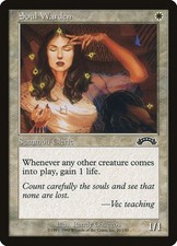 Soul Warden x1 Exodus #21 MTG Magic the Gathering White Creature Card picture