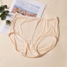 5pcs/lot Mulberry Silk Underwear Women's Briefs Plus Size Real Silk Lady Panties picture