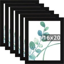 SESEAT 16x20 Picture Frame Black Set of 6, Display Pictures 16x20,  picture