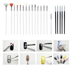 20pcs/set Nail Art Brush Set Professional Manicure Salon Silicone Dotting Pen picture