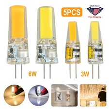 5/10Pcs G4 LED 12V AC/DC COB Light 3W 6W High Quality LED G4 COB Lamp Bulbs picture