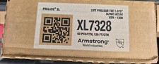 Armstrong Prelude XL7328 Ceiling Cross Tee 2’ Box 60 pcs 120 ft SEALED picture