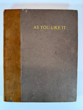 1903 Roycroft As You Like It Shakespeare Elbert Hubbard Arts Crafts Antique picture