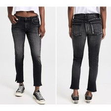 NEW MOUSSY VINTAGE Redlands Skinny Leg Ankle Jeans In Black Size 29 NWOT picture