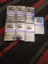 Lot of 7 LARGE LUMIFY 0.25 oz (7.5mL) Redness Reliever Eye Drops Exp 27+ picture