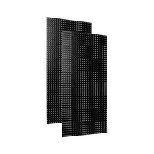 Triton Products Tpb-2Bk (2) 24 In. W X 48 In. H X 1/4 In. D Black Heavy-Duty picture