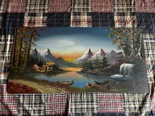 Rare Early 1952 Burnette G Pletan B.G. Original Painting Minnesota Artist picture