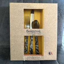 BARENTHAL L'ART ET TABLE FRANCE HAND Crafted Pearl HANDLE 20 PIECE Service For 4 picture