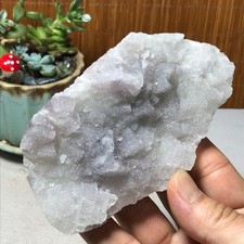 121-70-29mm Natural Light purple calcite fluorite Mineral Specimen 295g A6067 picture