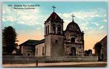 Postcard Mission San Carlos 1770, Monterey, California Unposted picture