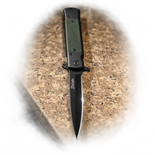 Classic Italian-Siletto Style, Switch/Spring Assist Blade, EDC Survival Tool picture