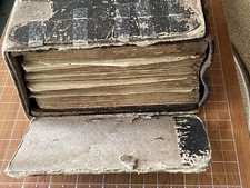 BIBLE ANTIQUE GERMAN 18TH CENTURY CHRISTIANITY LUTHERAN picture