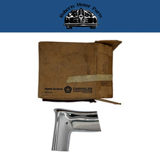 New Old Stock Left Upper Corner Windshield Garnish Moulding 1966 Mopar #2605991 picture