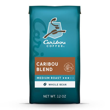 Caribou Coffee Caribou Blend Premium Medium Roast Whole Bean Coffee, 12 oz. picture
