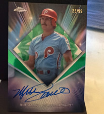Topps 2026 Chrome 75th Diamond Autograph Mike Schmidt 75D-MS 25/99 Phillies picture