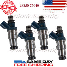4x OEM Denso Fuel Injectors for 95-00 Toyota Tacoma 2.4L I4 23250-75040 picture