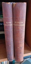 Antique Gustav Mahler Full Score Symphonies 1, 2, 3, 5 Germany Two Books c.1904 picture