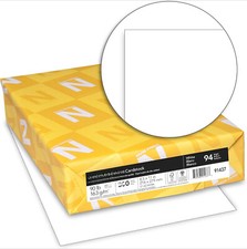 Cardstock, 8.5 in. x 11 in., 90 lb/163 g/m2, 94 brightness, 300 sheets picture
