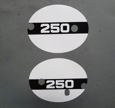 1973 - 1975 suzuki TM250 decals number plate stickers pegatina graphics Champion picture