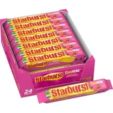 STARBURST FaveREDS Chewy Candy Bulk Pack, Full Size, 2.07 oz (Pack of 24) picture