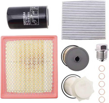 5Pcs Filter Kit for 2019-2024 6.7L Cummins Ram 2500 3500 4500 5500 picture