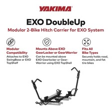 Yakima Hitch Attachment for EXO System DoubleUp- 2 Bike Rack - Black 8002722 picture