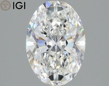 1.74 CT. OVAL Cut with IGI Certified CVD Lab Grown Diamond E Color VVS2 Clarity picture
