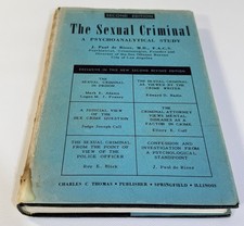 Vintage 1956 The Sexual Criminal : A Psychoanalytical Study Paul De River HC picture