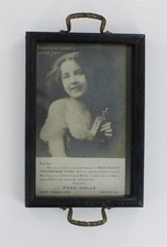 Antique Brothel Cigarette Tray Fred Dolle Lucy Girl Female Prostitute Sex Worker picture