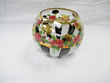 MacKenzie Childs Heirloom Painted Rose Bowl Nice BIN Price picture